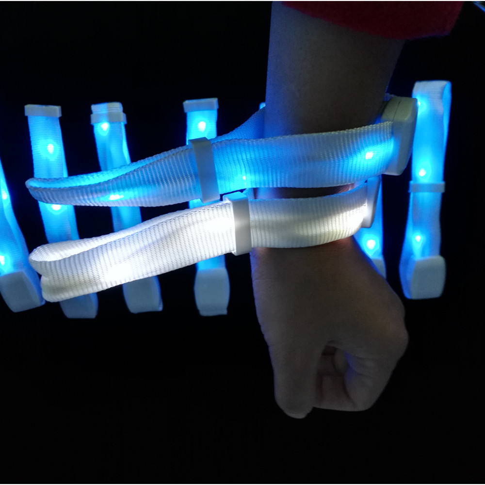 Remote Controlled LED Nylon Bracelet