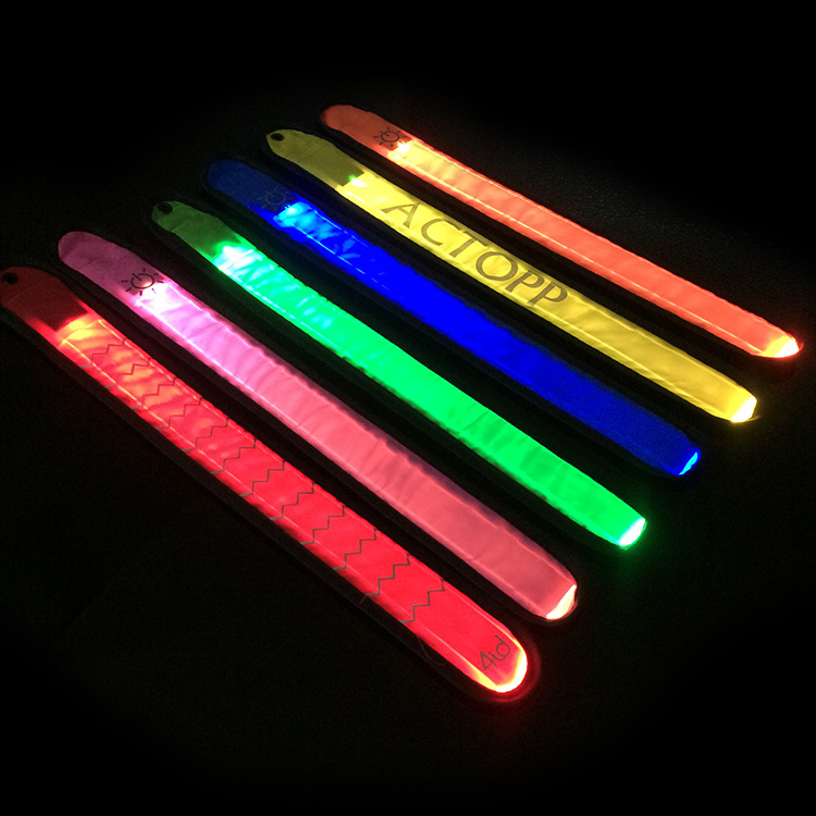 led slap bracelet