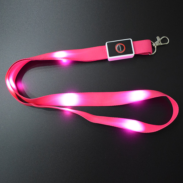 Glowing LED Flashing Lanyard